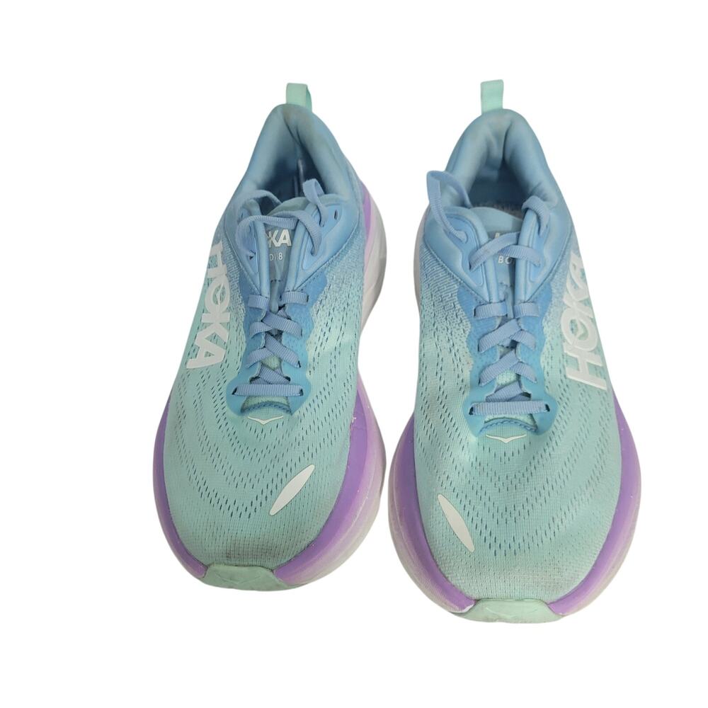 Hoka Bondi 8 Blue Running Sneakers Size 9D 71626-2959
